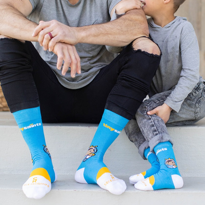 (Tiny Saints x Sock Religious) Mary, Blessed Mother Socks