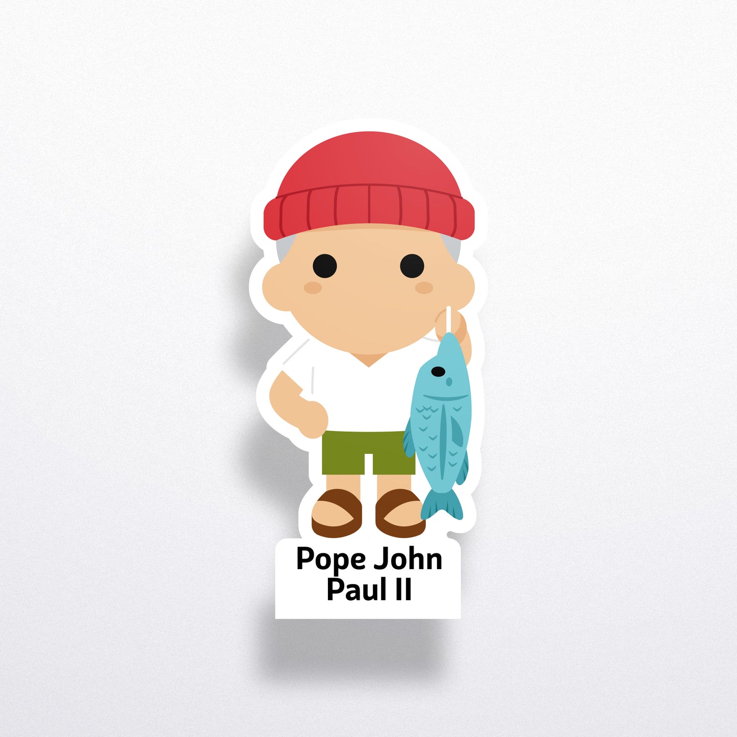 Saint John Paul II (Outdoor) Sticker
