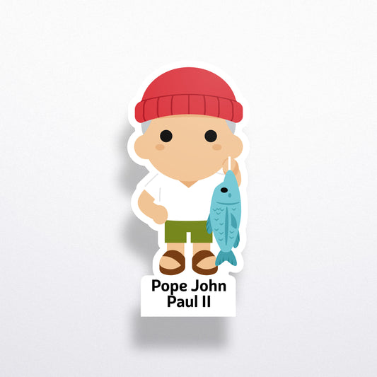 Saint John Paul II (Outdoor) Sticker