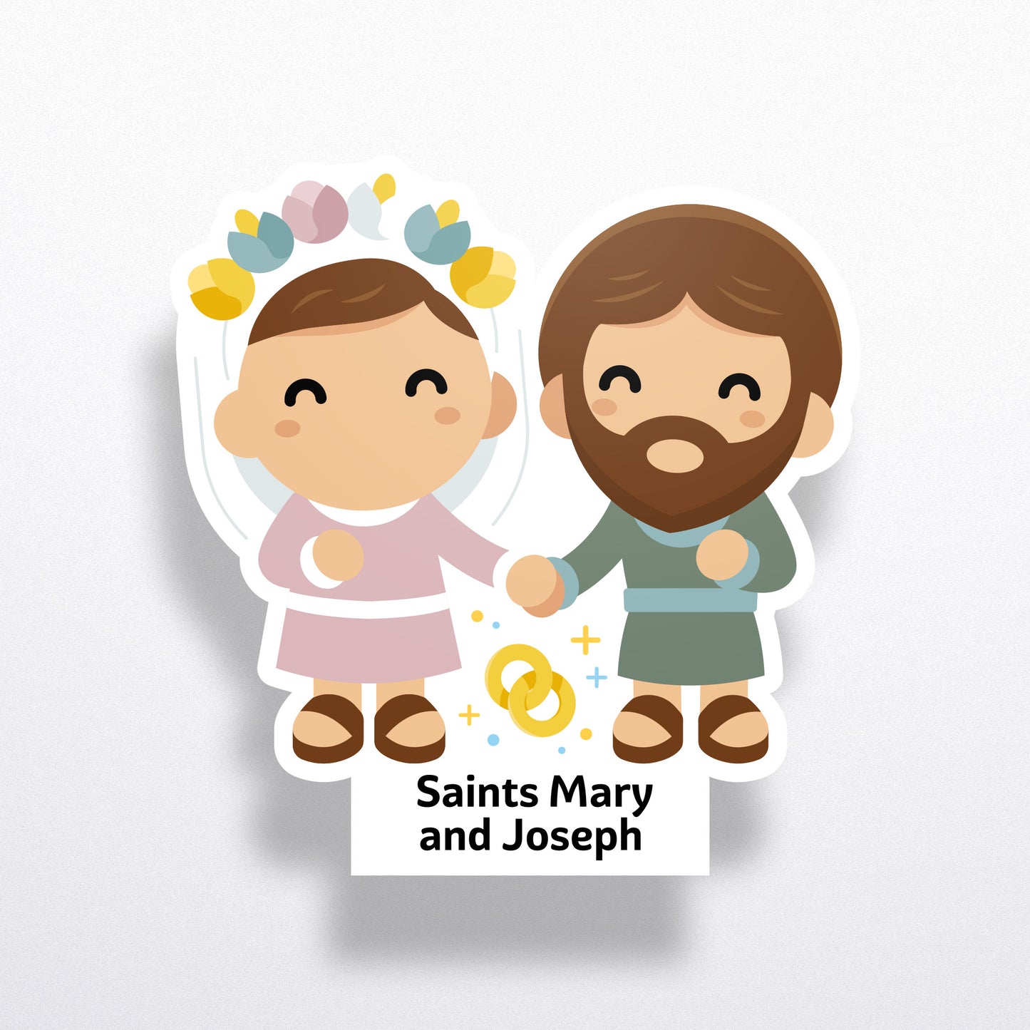 Saints Mary & Joseph Sticker