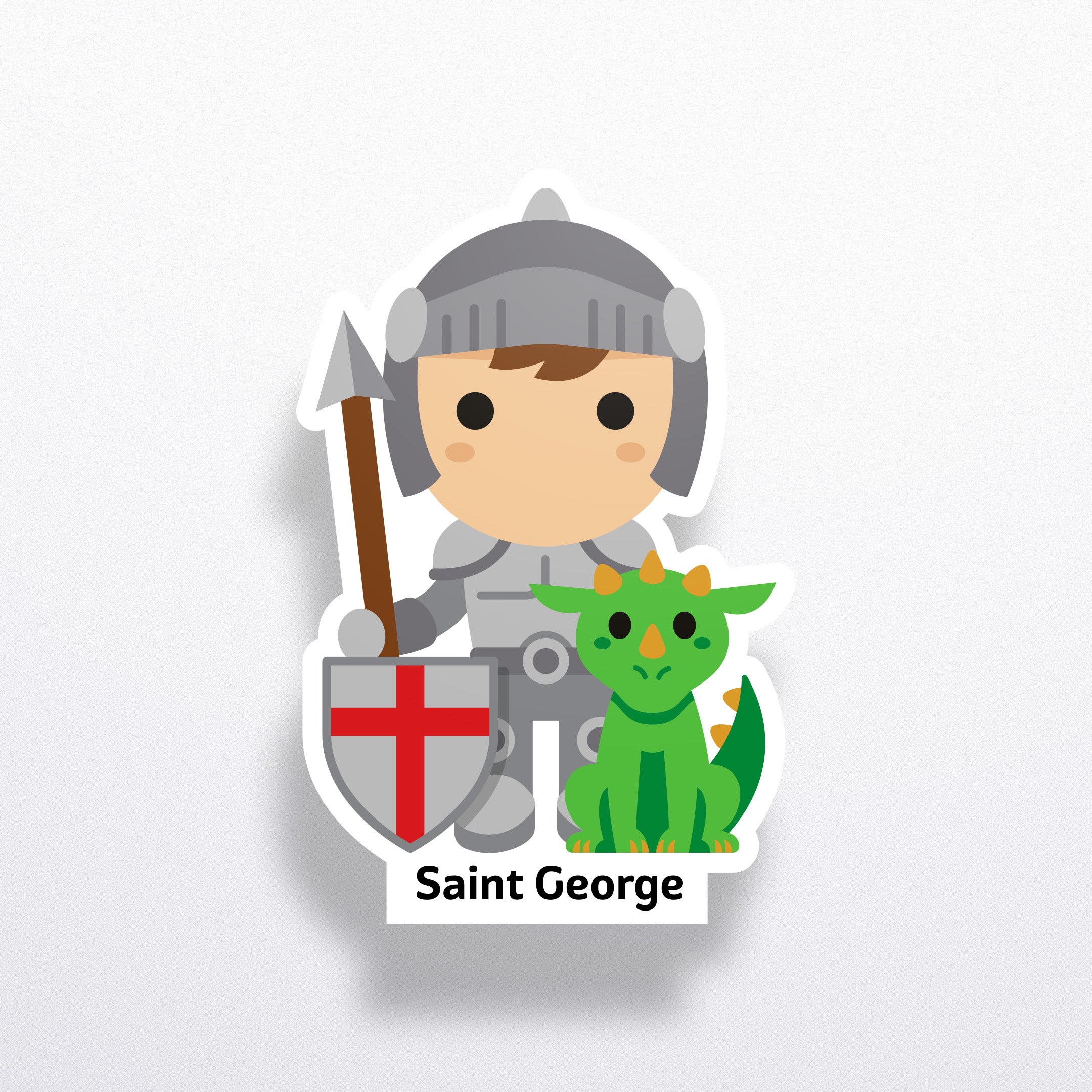 Saint George Sticker – Tiny Saints