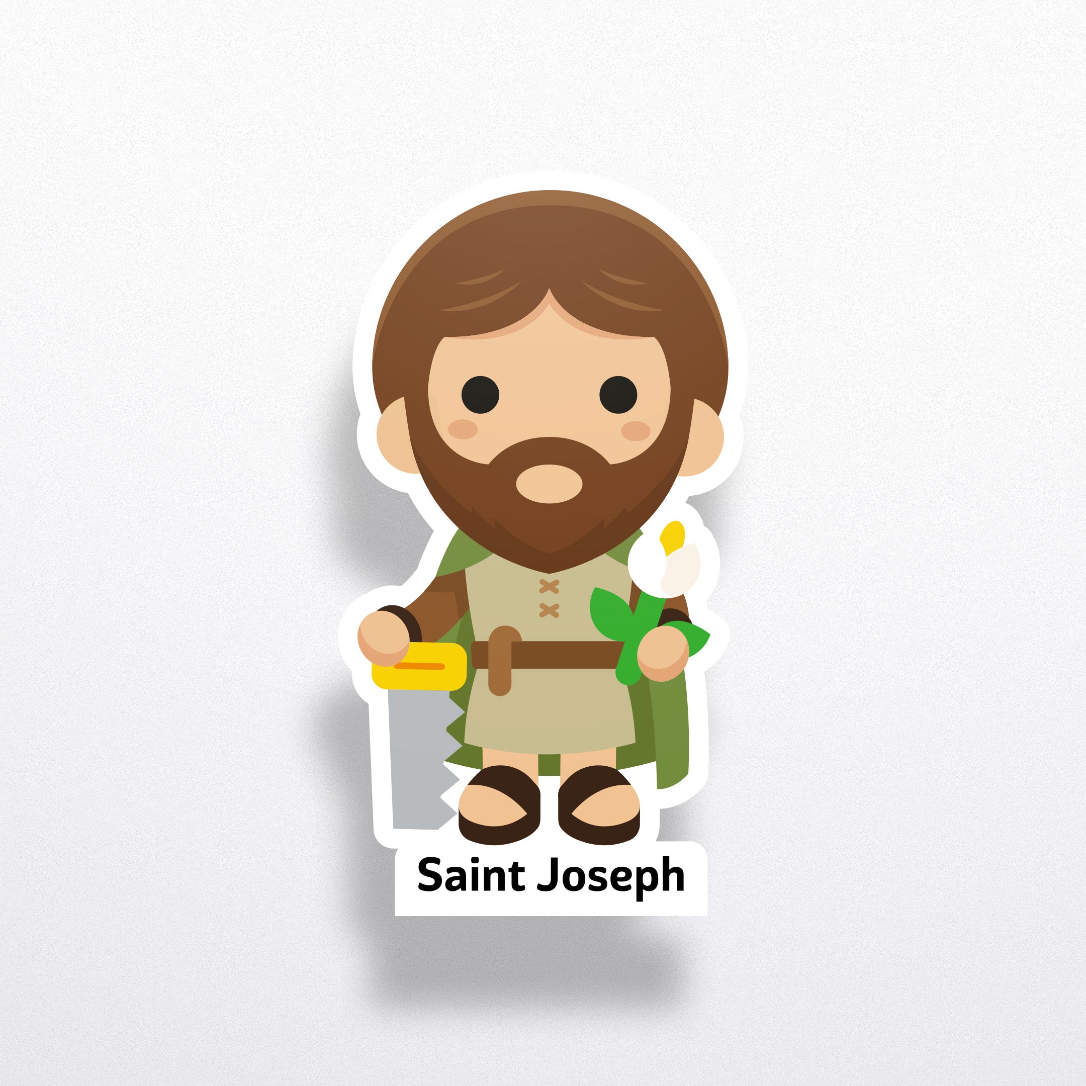 Saint Joseph Sticker – Tiny Saints