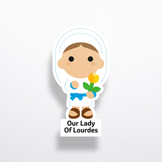 Our Lady of Lourdes Sticker