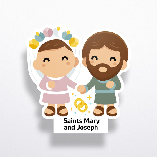 Saints Mary & Joseph Sticker